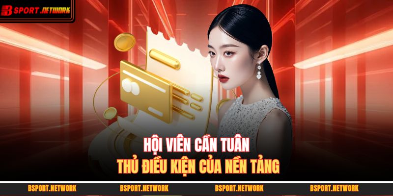 Hội viên cần tuân thủ điều kiện của nền tảng